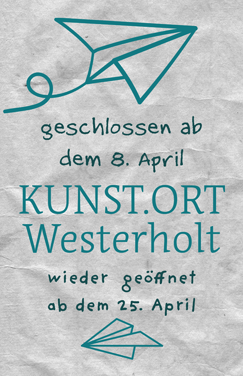 KUNST.ORT Westerholt, Öffnungszeiten im April 2023
